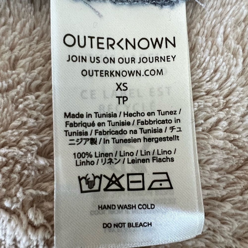 NWT Outerknown Gray Short Sleeve T-Shirt - Picture 7 of 8